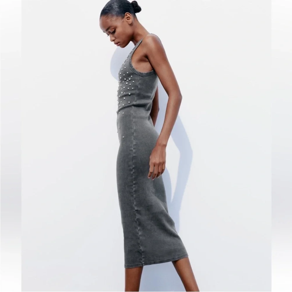 Zara Rhinestone Maxi Dress - Picture 4 of 9